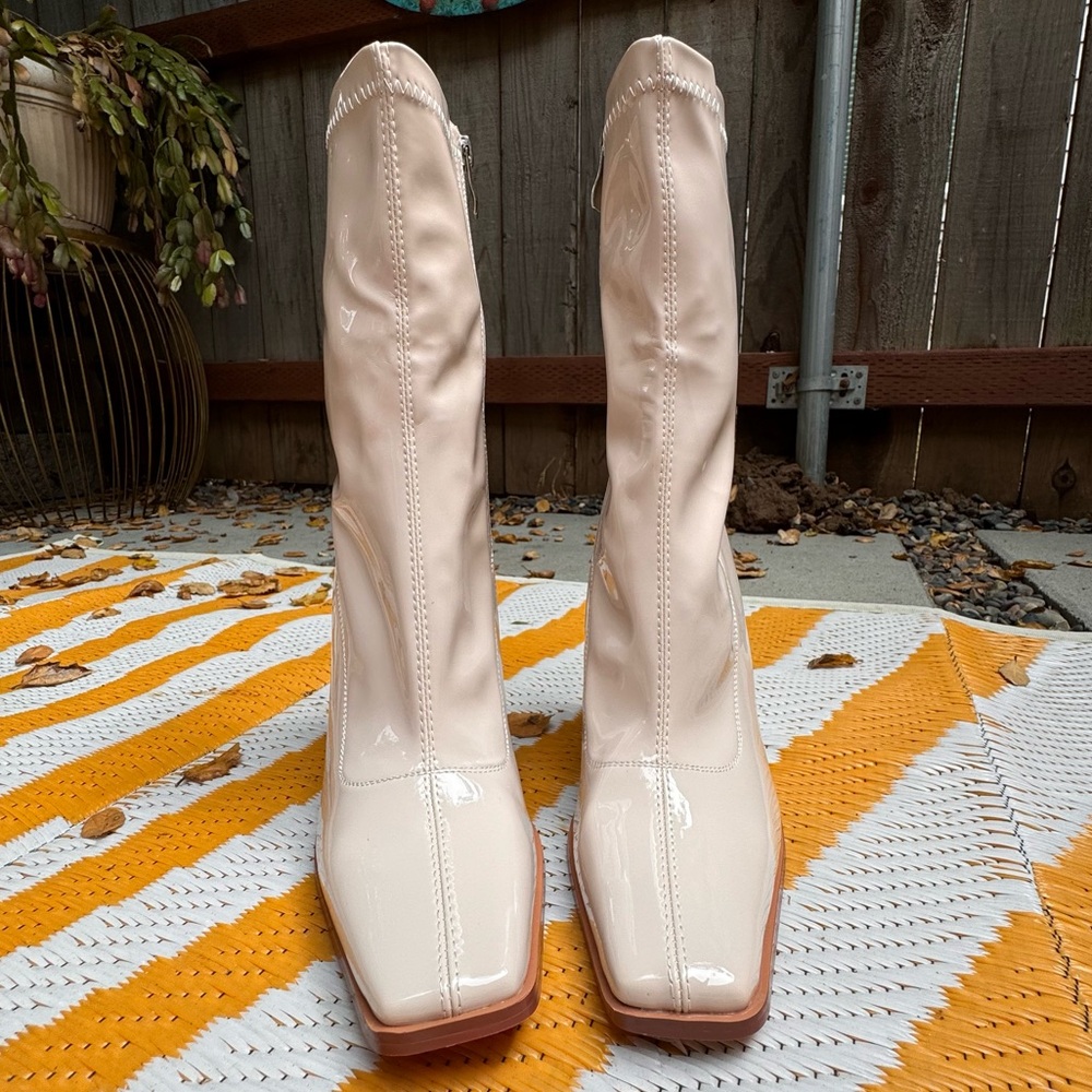 Retro Mod GoGo Boots Size 6 1960s 1970s Style - Picture 4 of 4